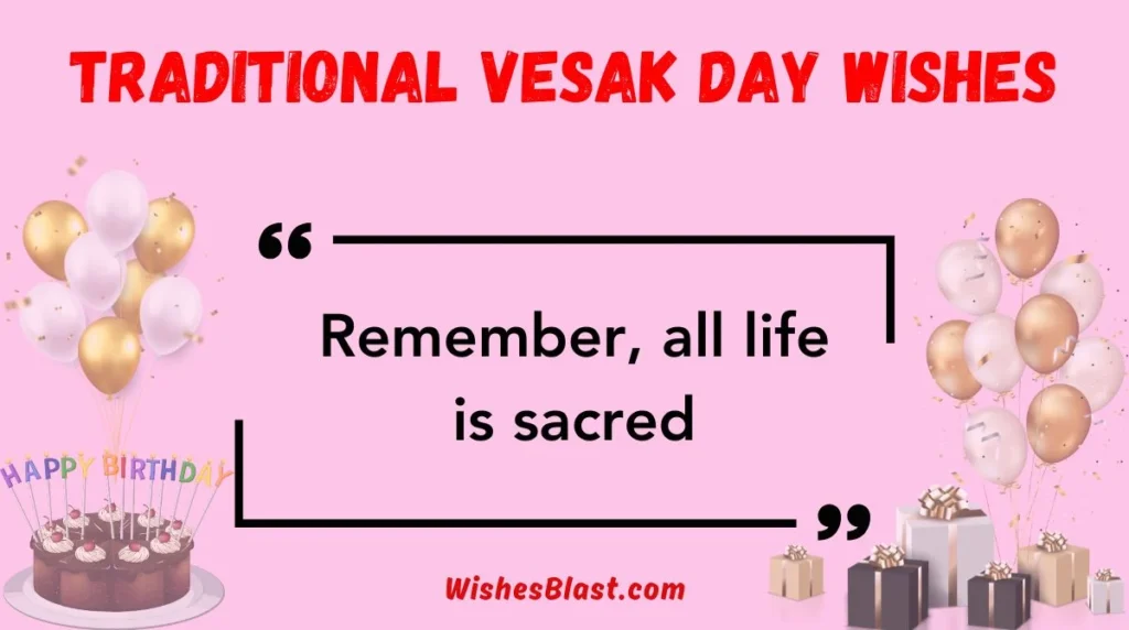 Traditional Vesak Day Wishes