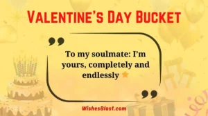 Valentine’s Day Bucket