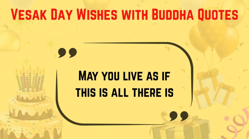 Vesak Day Wishes with Buddha Quotes