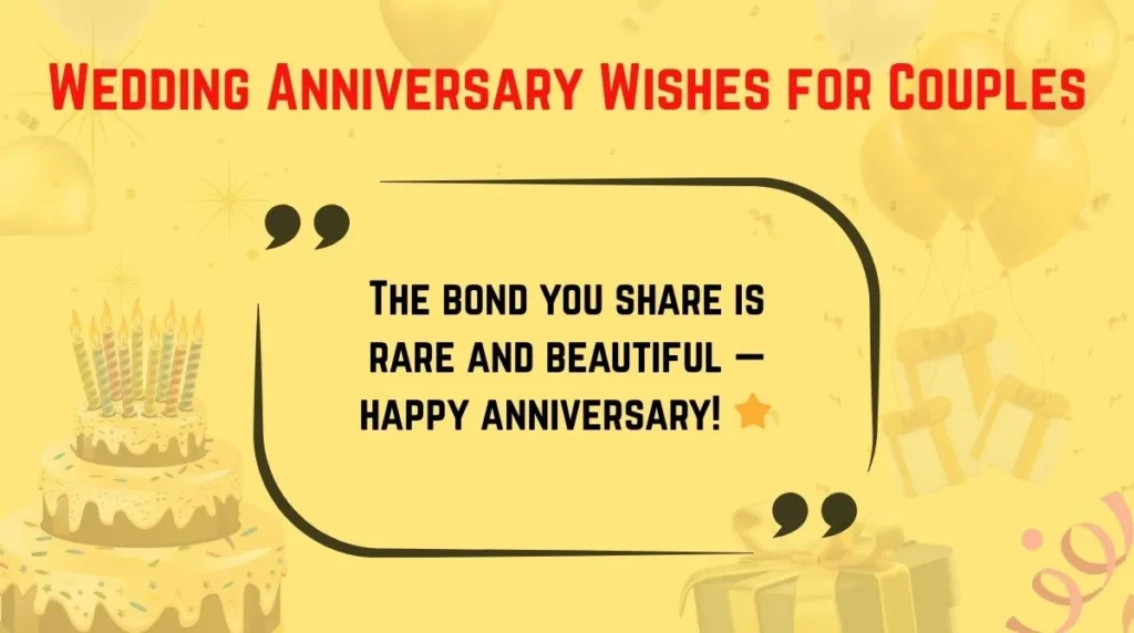 Wedding Anniversary Wishes for Couples