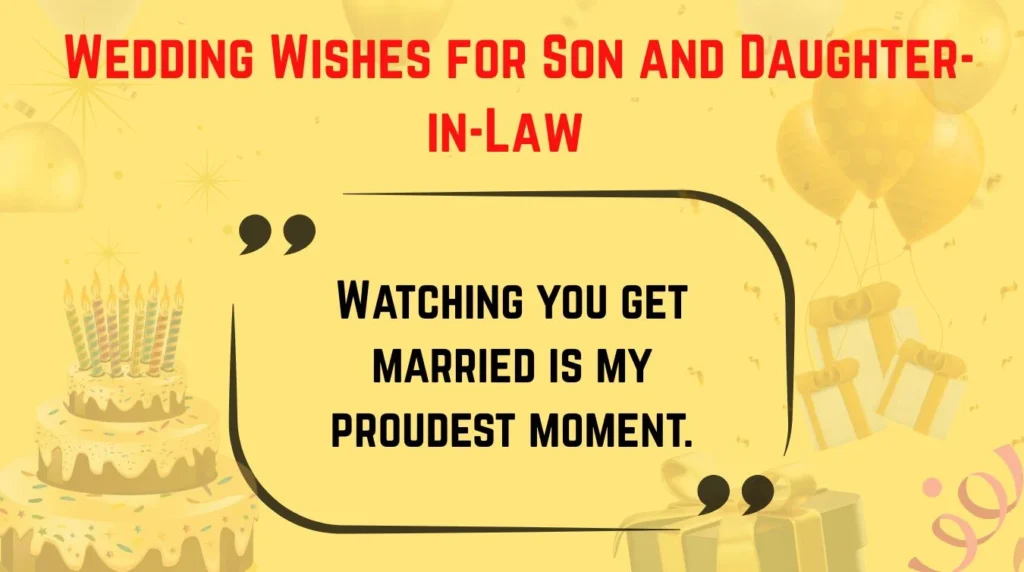 Wedding Wishes for Son and Daughter-in-Law