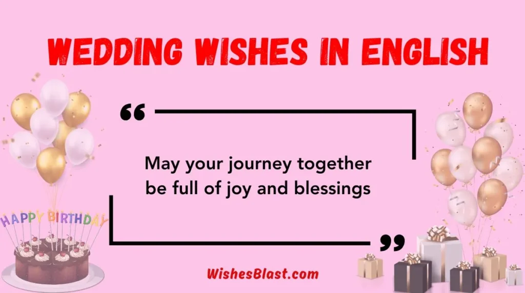  Wedding Wishes in English