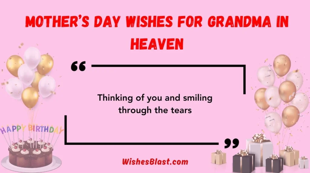 Motherâs Day Wishes for Grandma in Heaven